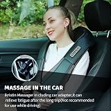 iKristin Neck Massager 3D Kneading Shiatsu with Heat Gray view 5