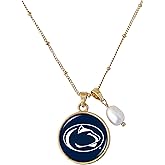 Penn State Nittany Lions Diana Gold and Pearl Saturn Style Necklace Jewelry Gift PSU