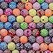 YUEAON 300pcs 8mm acrylic round beads ball loose bead for jewelry making diy bracelet necklace earring charms supplies ,3 bags-styles