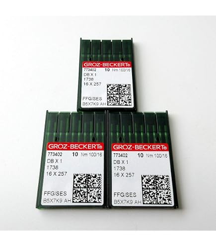Amazon.com: 50 Pieces Groz Beckert Ball-Point Dbx1 16X231 16X257