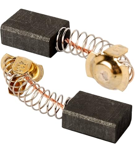 Uxcell Carbon Brushes – 2-Pack, 18mm X 13mm X 7mm, With Springs & Wire Leads, Replacement For Electric Motors (Drills, Saws, Blowers, Grinders)