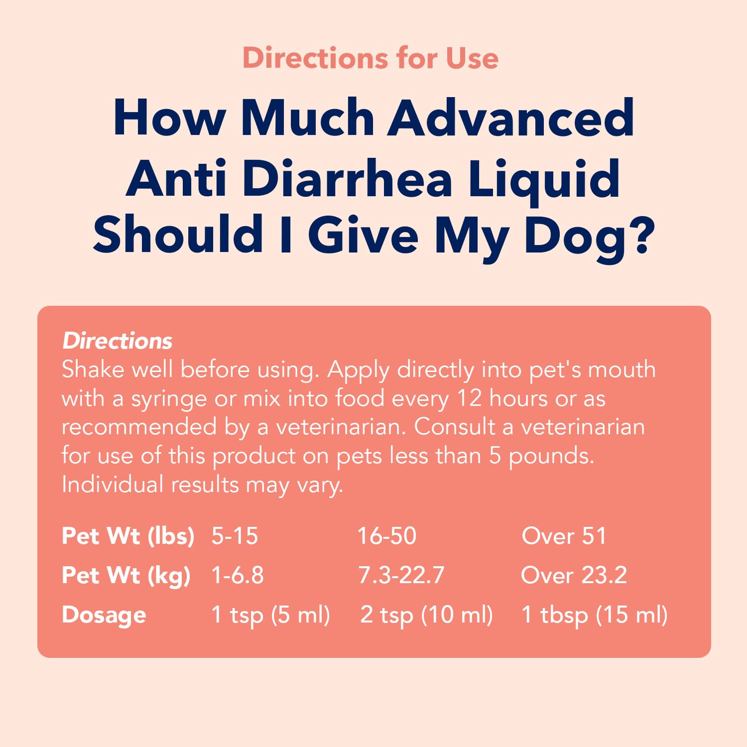 Mua Vets Preferred Anti Diarrhea Liquid for Dogs Dog Diarrhea Relief