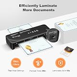 Bonsaii A4 Laminator L418-C Never Jam 80/125mic 270mm/min 240mm width view 4