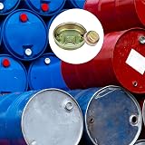 sourcing map Galvanized Steel Drum Bung Cap Set 2" 3/4" for 55 Gallon Oil Gas view 6