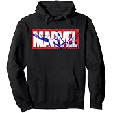 Marvel Logo with Spider-Man Pullover Hoodie