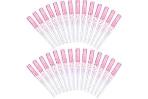 BEAUTIDOTS 50Pcs Piercing Needles 14g 16g 18g 20g 22g IV Catheter Needles for Ear Nose Lip Tongue Belly Nipple Cartilage Piercings Disposable Stainless Steel Hollow Body Piercing Needles Tool