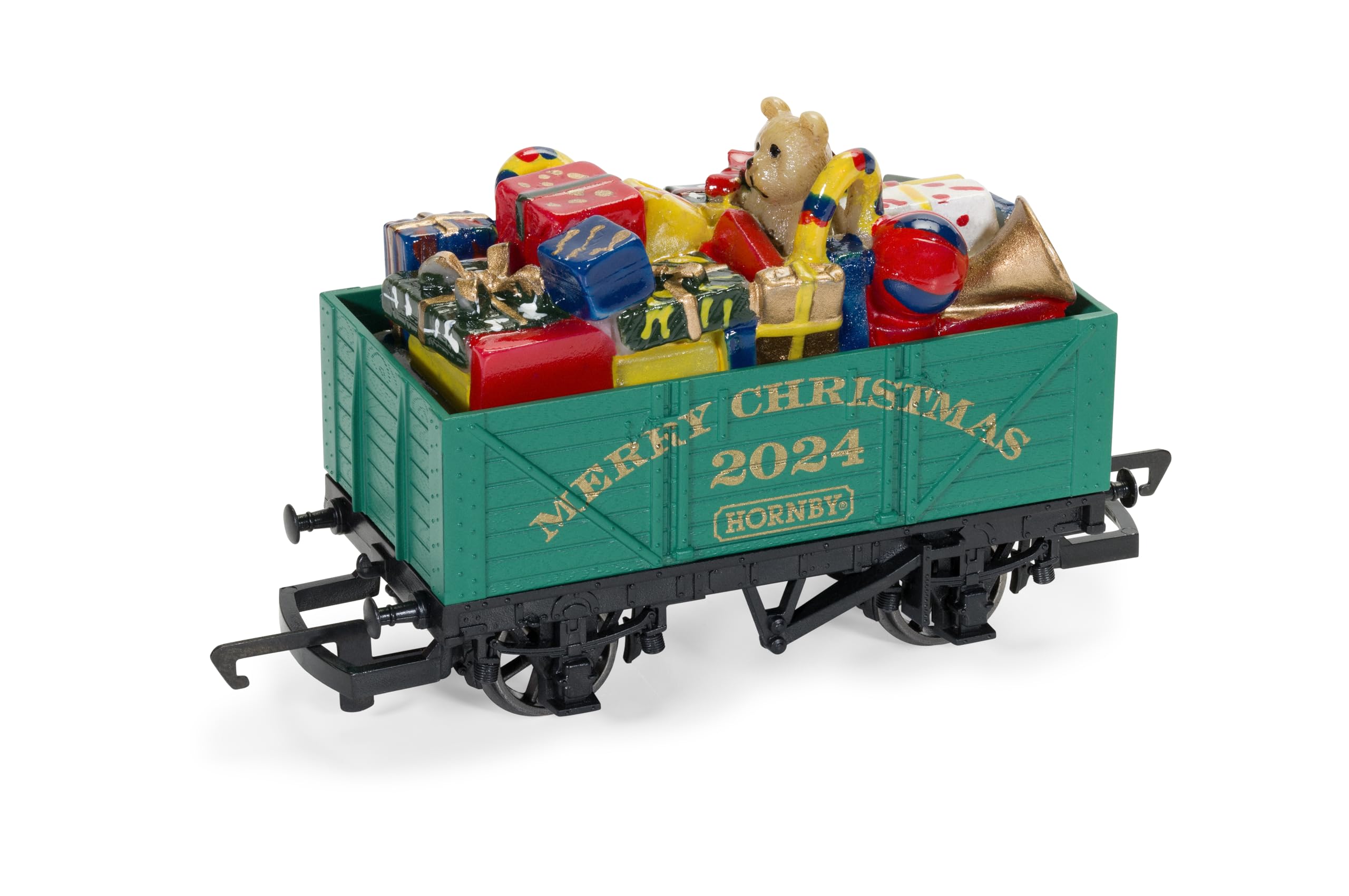 Hornby R60262 Christmas Wagon 2024 Rolling Stock - Wagons, Green