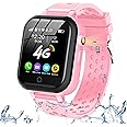 DDIOYIUR Smart Watch for Kids, 4G Kids Phone Smartwatch with GPS Tracker, WiFi SMS, Call, Voice Video Chat, Bluetooth, Audio Recording, Alarm, Pedometer, Wrist Watch for 4-16 Boys Girls Birthday Gifts