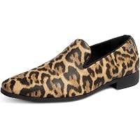 UUBARIS Men\'s Leopard Print Elegant Tuxedo Loafers Slip on Dress Formal Shoes 81dGCInHNpL._AC_SY300_QL30_.jpg main image 4