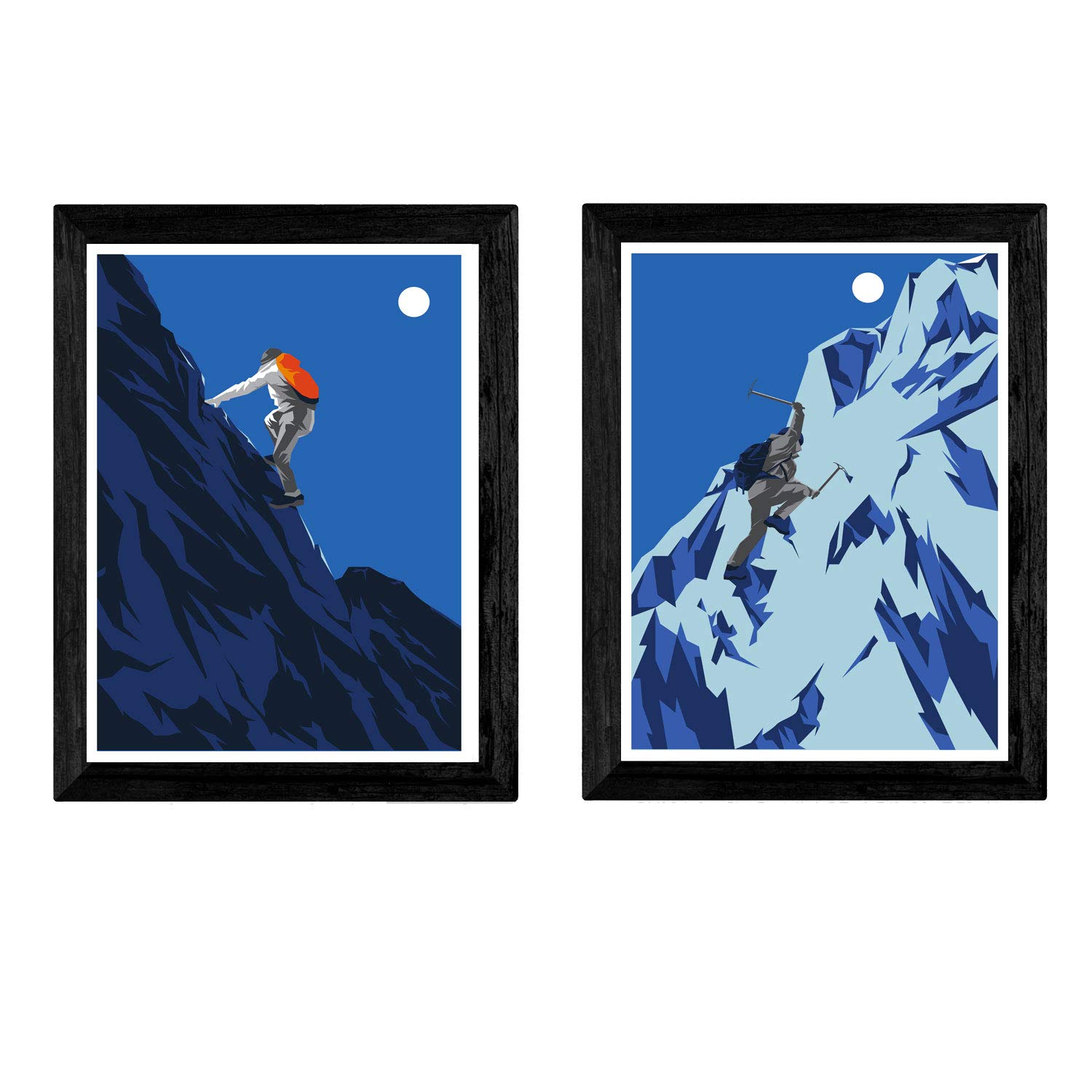 Nacnic Pack of two sheets CLIMBING. A3 size