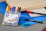 Staedtler 317 WP8 Lumocolor Permanent Pen Medium 1.0mm Assorted 8 Pack view 2