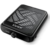 L'UGX Professional Nails Dust Collector Nail Tech,650Pa LG622 Black | 0-6000RPM Control,2 Reusable Filters,Low Noise,Brushless Motor,Turbo Fan,Adjustable Suction