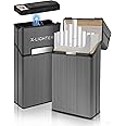 Christmas Gifts for Women, x-lighter XL079 Cigarette Case for 100's King Size, with Electric Coil Lighter, Gift Package
