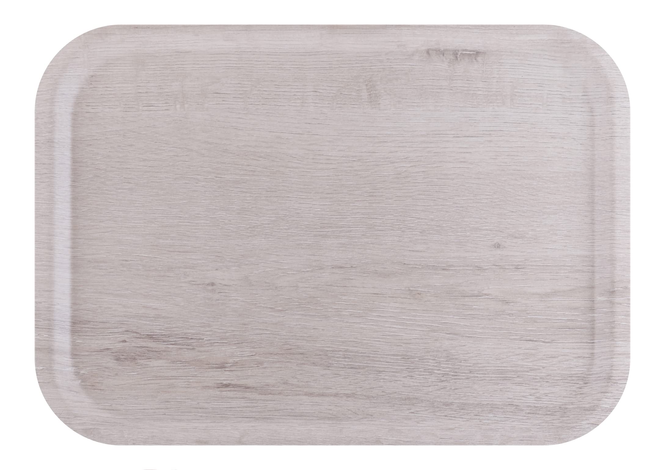 Puro Non Slip Serving Tray 37.5 x 26.5 cm Wood Effect Sof Touch Finish Sustainable Materials (Oak)