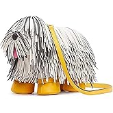 Lyuxhetaokdiq Women PU Leather Unique Novelty Dog Shaped Crossbody Shoulder Bag Handbag Purse