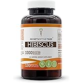 Secrets of the Tribe Hibiscus 120 Capsules, 1000 mg, Hibiscus Sabdariffa Dried Flower (120 Capsules)