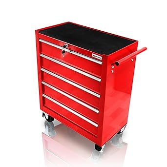 Holzinger HWW1005KG – Carro de herramientas con rodamientos de bolas (5 cajones)