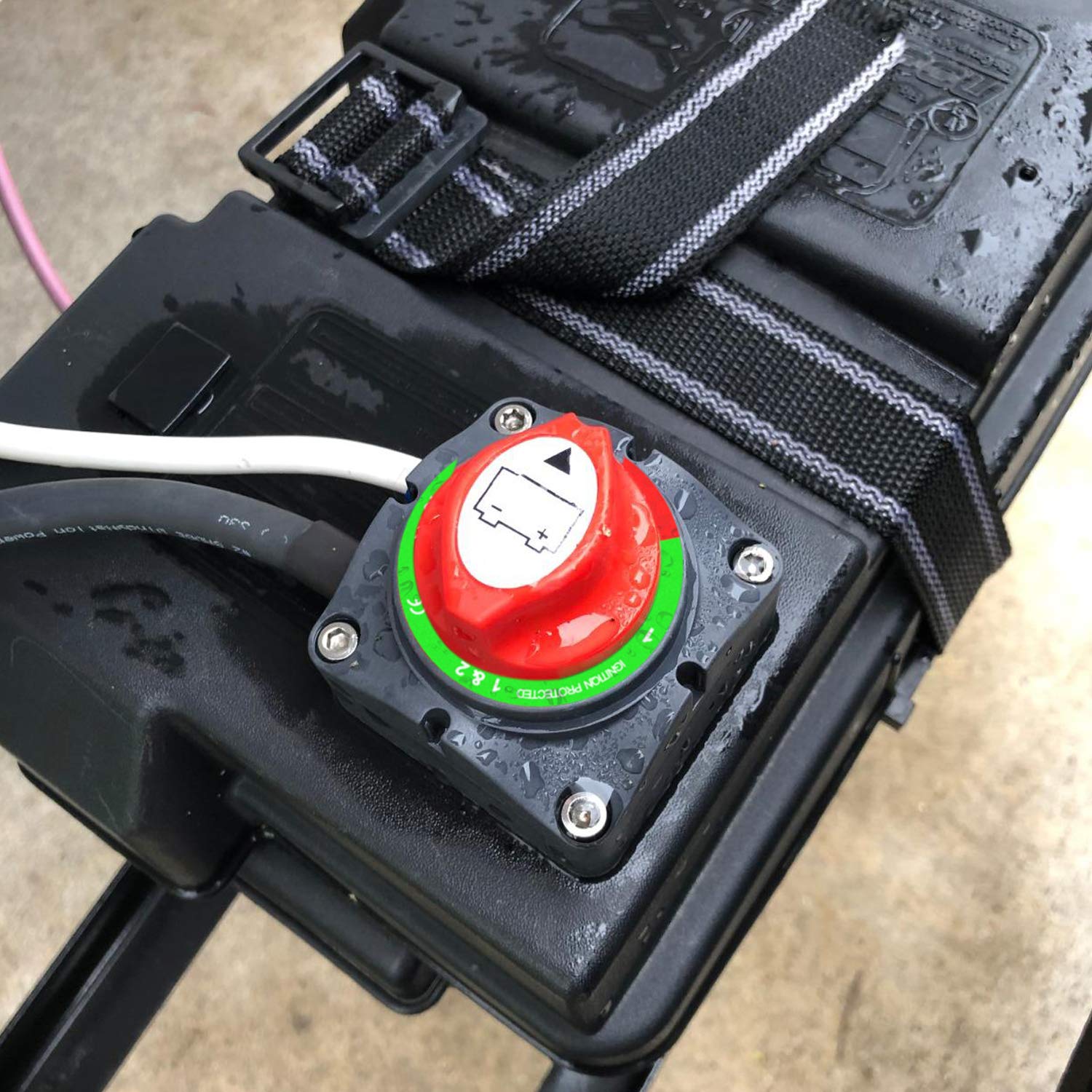 Nilight 1-2-Both-Off Battery Switch, 12V-48V Battery Disconnect Master Cutoff Switch for Marine Boat Car RV ATV UTV Vehicle, Waterproof Heavy Duty Battery Isolator Switch, 2 Years Warranty (90108A): Industrial & Scientific