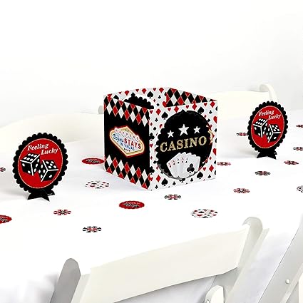 Buy Big Dot Of Happiness Las Vegas Casino Party Centerpiece