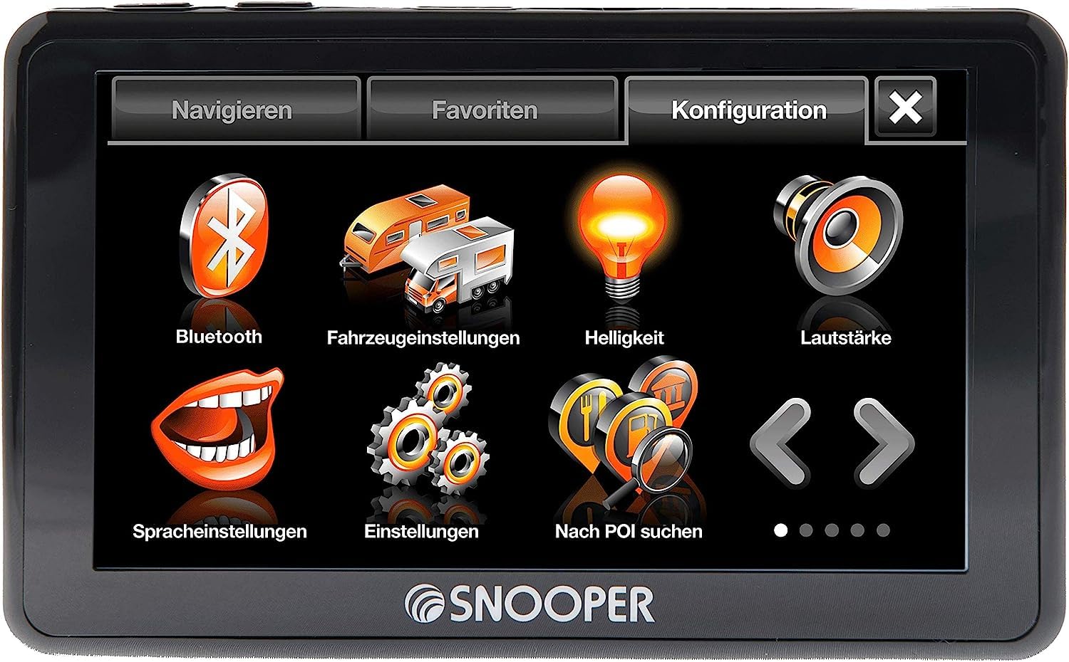 Snooper VENTURA SC5900 DVR EU Caravan and Motorhome Navigation System with Dash Cam