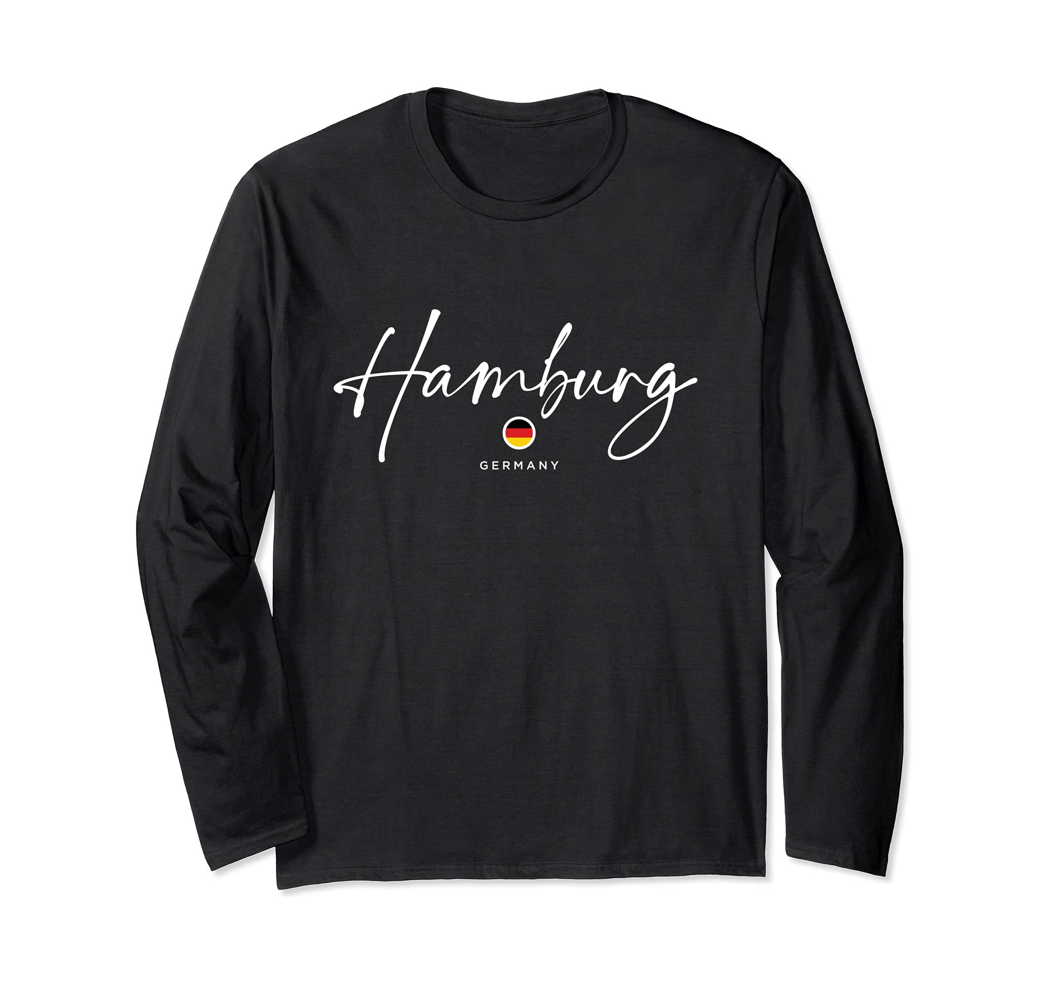 Hamburg Germany Flag Long Sleeve T-Shirt