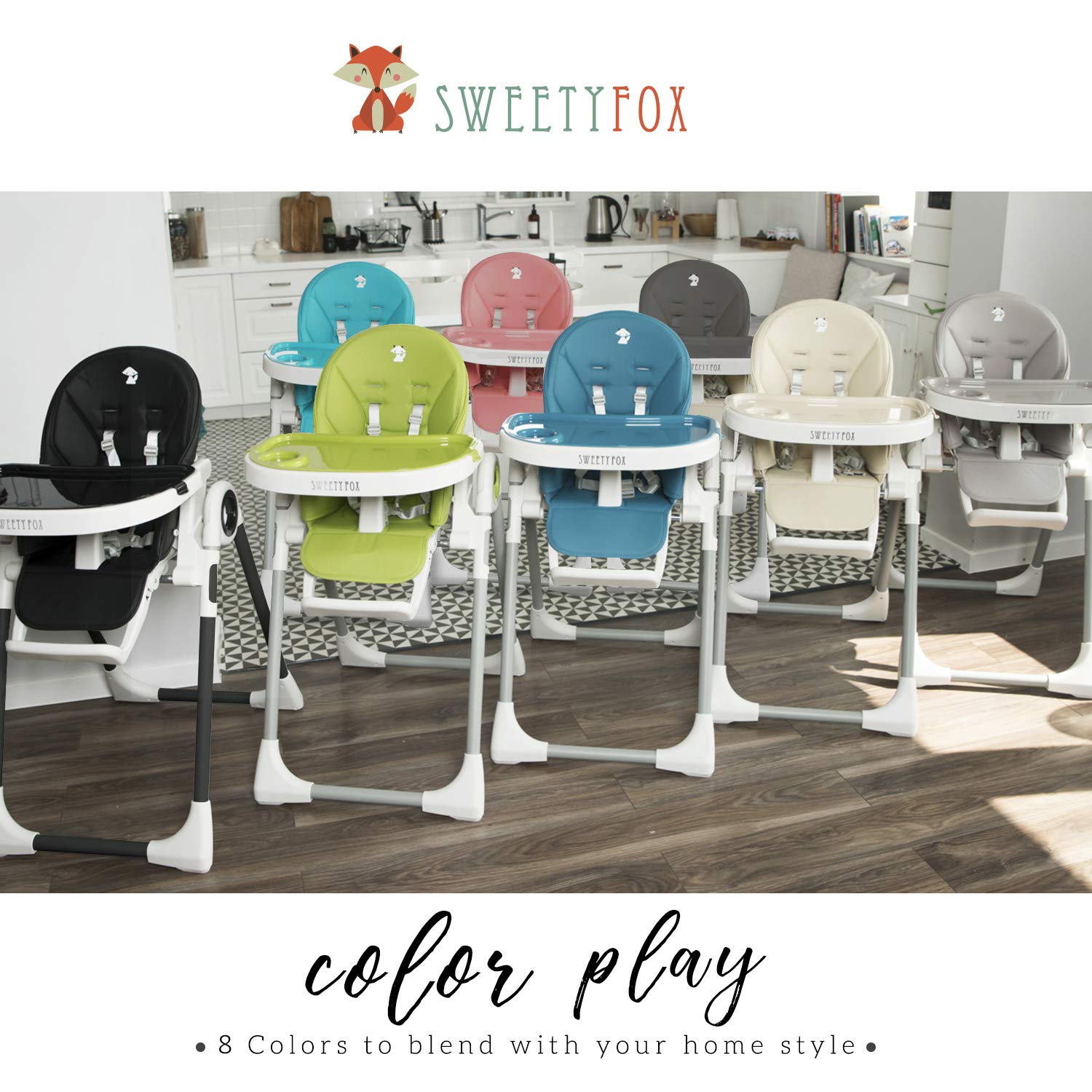 sweety fox high chair