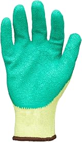 Blackrock Latex Gripper Gloves Pack 6 Size 9 Large Heavy Duty Waterproof Palm view 5