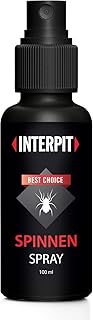 Interpit Anti Spinnen Spray, Hochwirksam zum vertreiben für Innen & Aussen - Mittel zum Spinnen vertreiben - Anti Spinne Ungeziferspray zur Spinnenabwehr - Spinnenspray 100ml