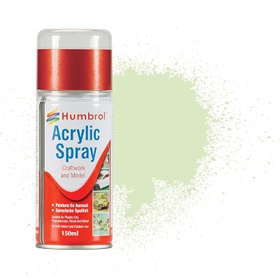 Humbrol Matt Spray Paint AD6090 No 90 Beige Green 150ml Model Paints