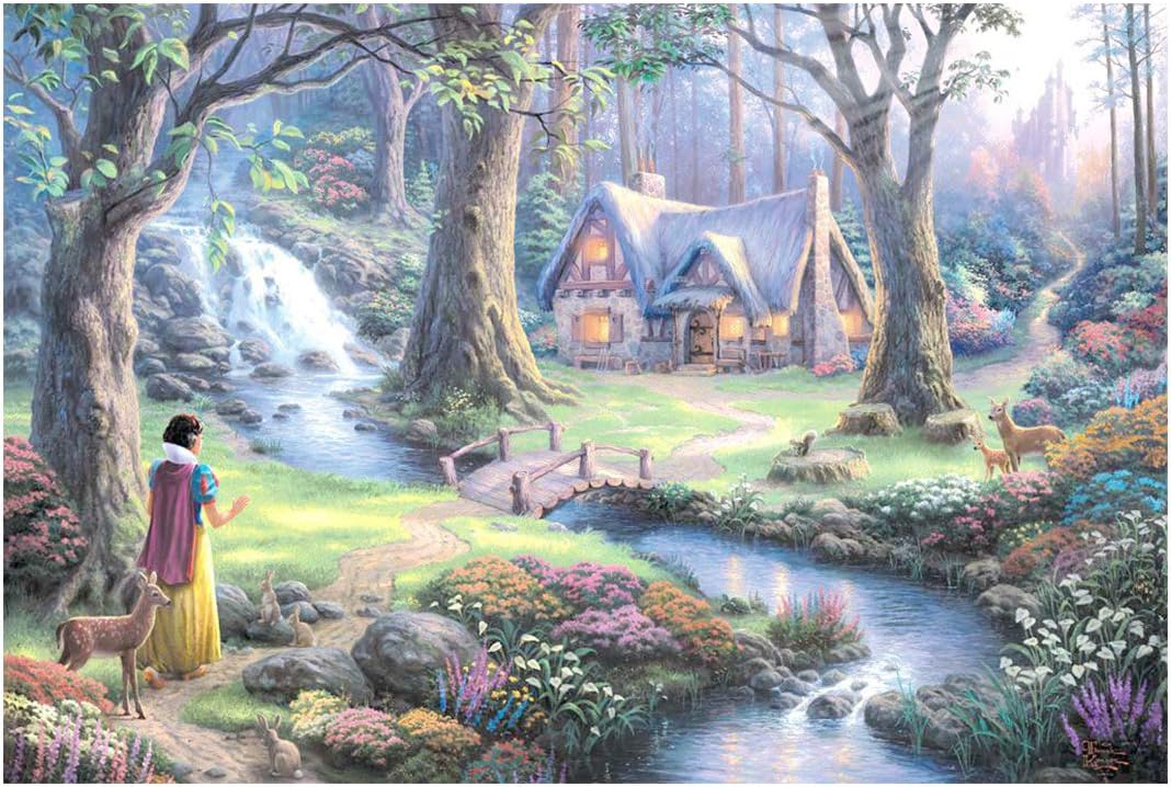Jigsaw Puzzles 1000 Pieces for Adults Disney- Snow Princess, Impossible Hard Puzzles and Educational Funny Cool Game for Kids and Adults - 27.56" x 19.69"