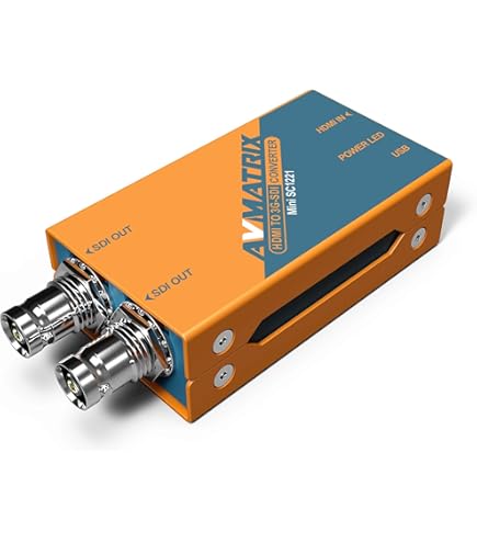 Amazon.com: AVmatrix SC1112 3G-SDI to HDMI Mini Converter