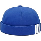 YeeHeen Dome Brimless Hats for Women Men Beanie Docker Cap Sailor Skull Cap