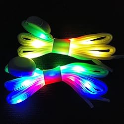 MadeComfy LED Shoelaces Light Up Shoe Laces 3 Modes