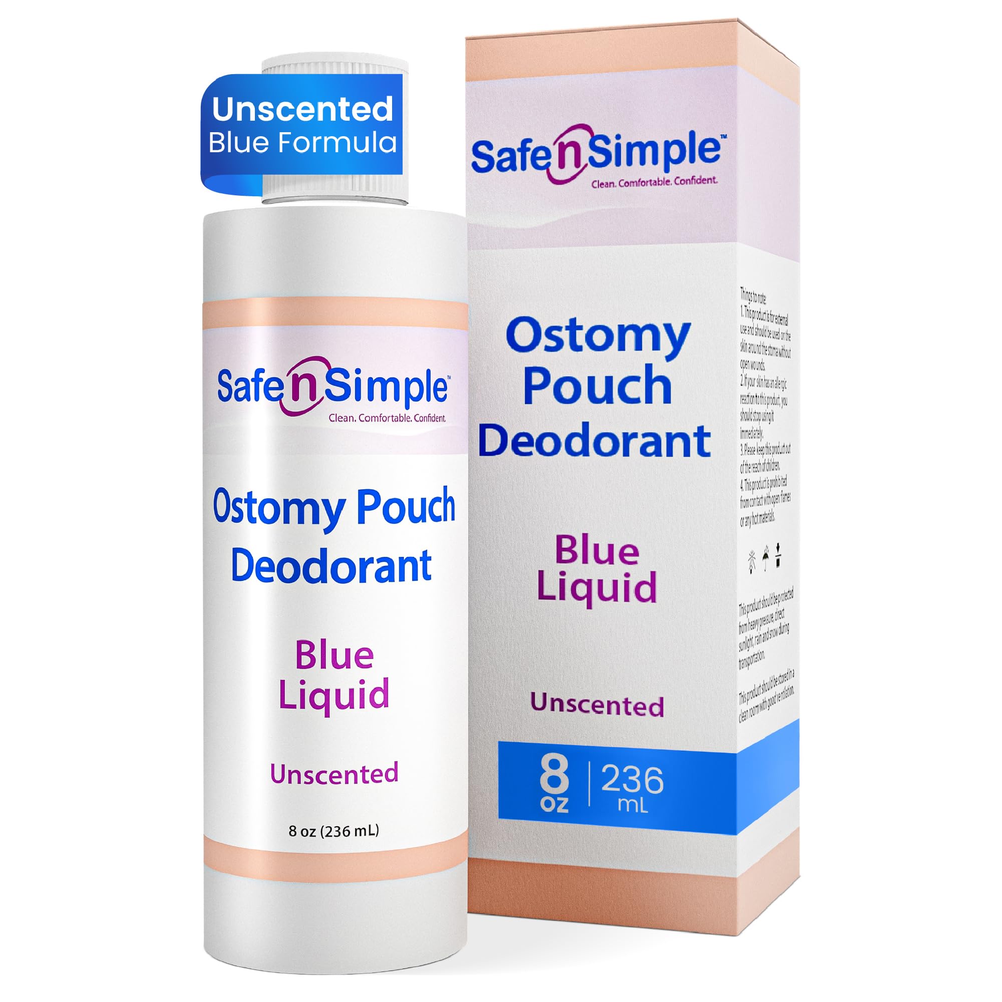 Safe n' Simple Ostomy Deodorant Classic Blue - Odor