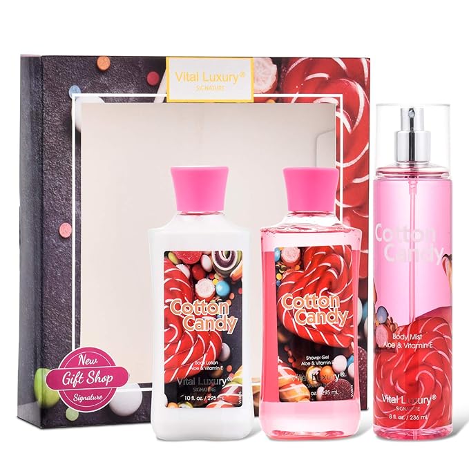 Vital Luxury Bath & Body Care Gift Set Home Spa Set with