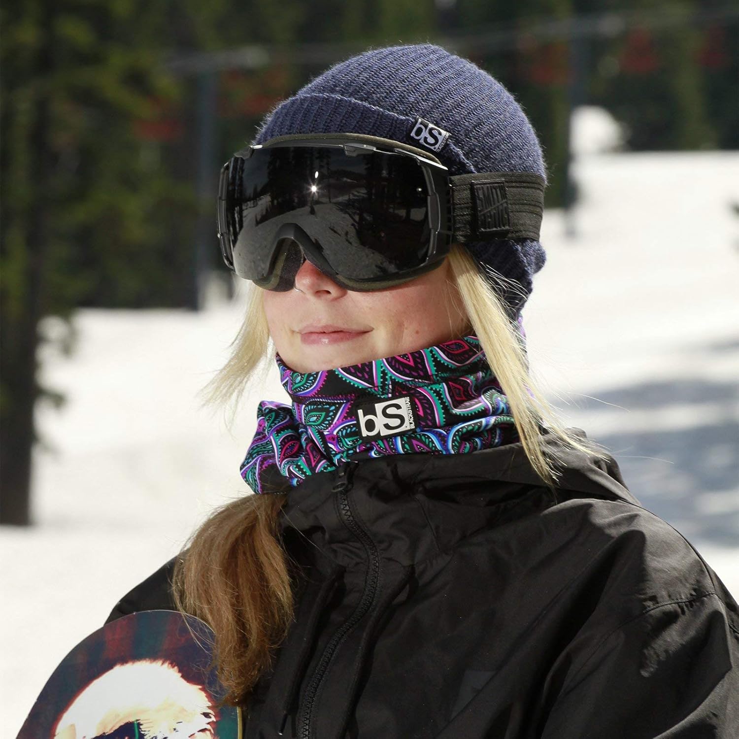 BlackStrap The Tube, Dual Layer Cold Weather Neck Gaiter and Warmer for Men and Women, Black: Sports & Outdoors
