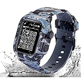 VOAGA Waterproof Case for Apple Watch 44mm Series