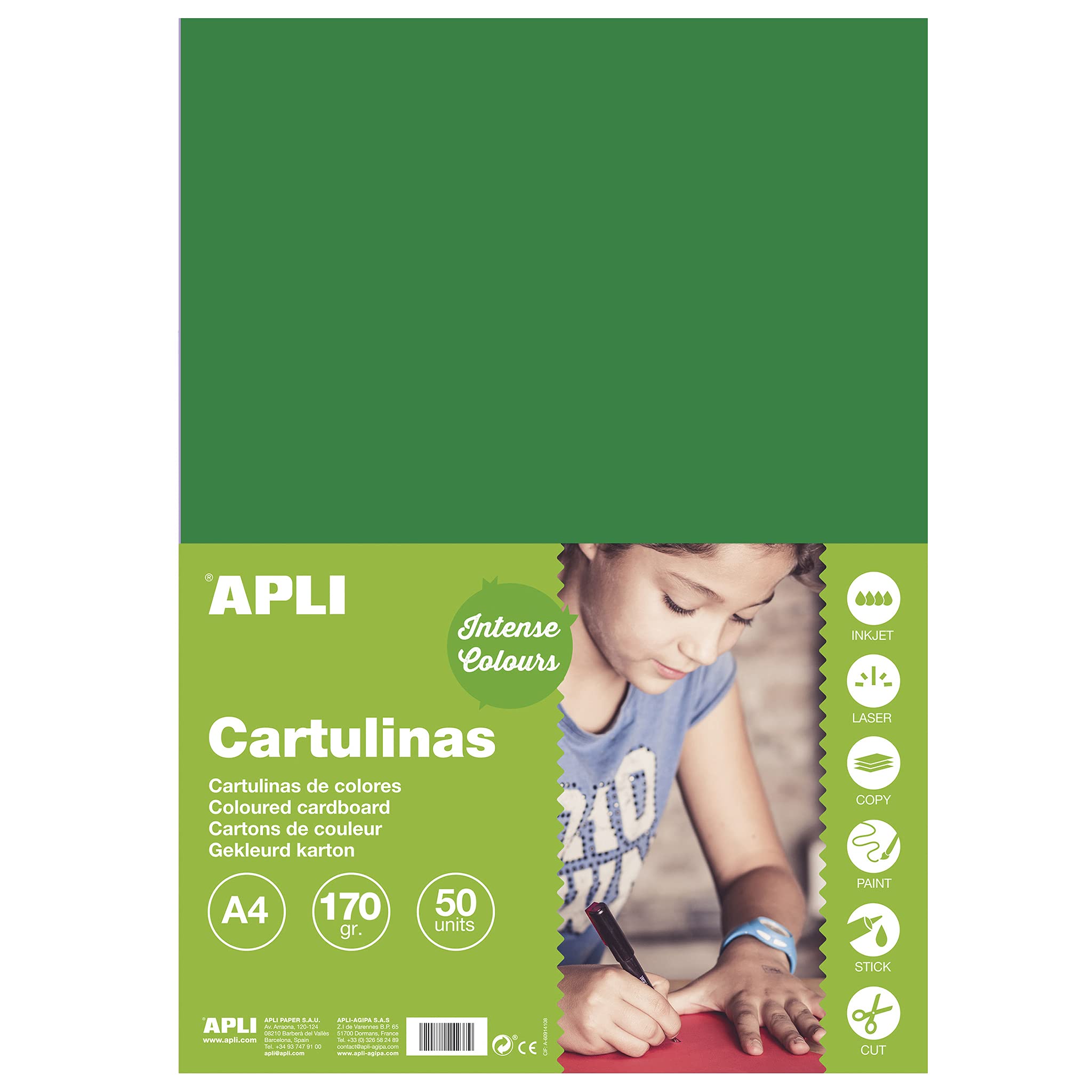 APLI1423 A4 Dark Green