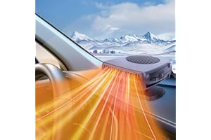 XXIMUIM Car Heater,200W Portable Fast Heating Auto Car Heater Defroster Windshield Defogger Automobile Windscreen Heater Plug in Cigarette Lighter 360 Degree Rotary