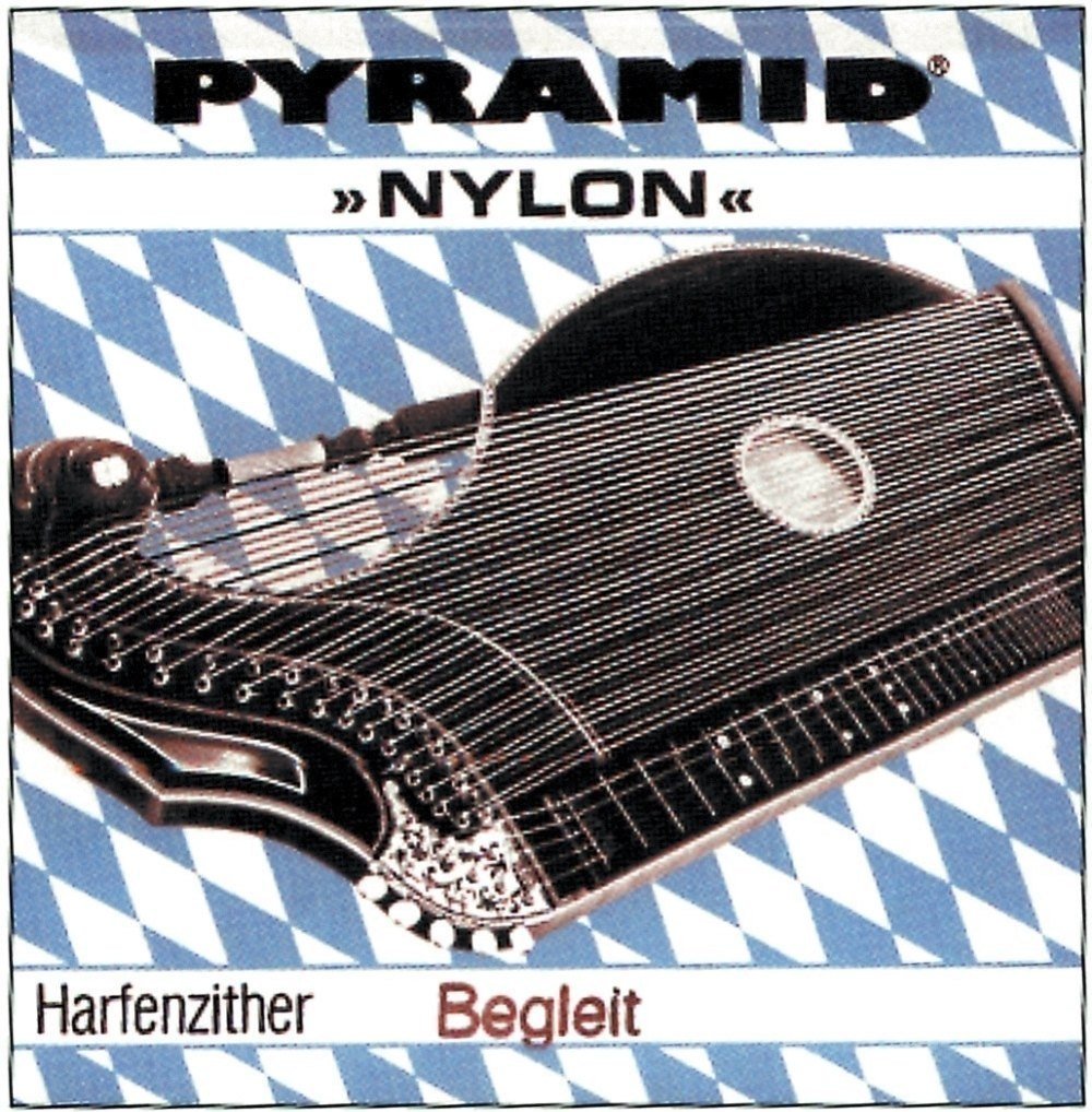 Pyramid Zither strings nylon silk with steel core. Concert Zither Set 610/Ba