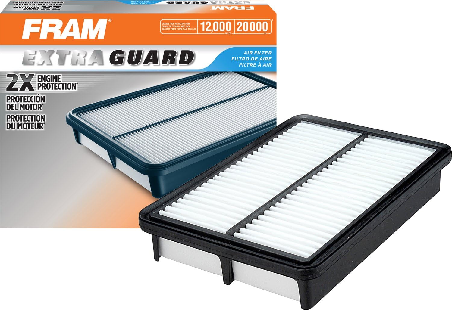FRAM CA10086 Extra Guard Rigid Rectangular Panel Air Filter