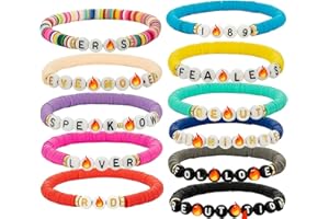 HONGKEIE Friendship Bracelet Speak Now Fearless Bracelet Album Inspired Bracelet for Concert Outfit Gifts