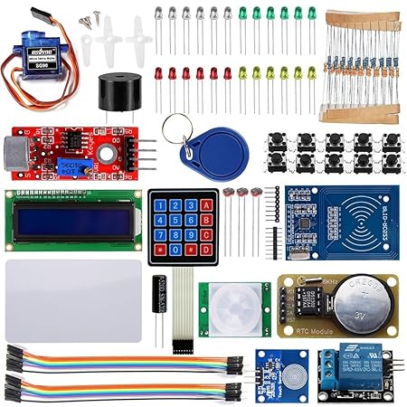 OSOYOO 2018 RFID Security Master Starter Kit für Arduino UNO R3 Mega2560 Basiswissen Selbstbau (18 Komponenten inklusive)
