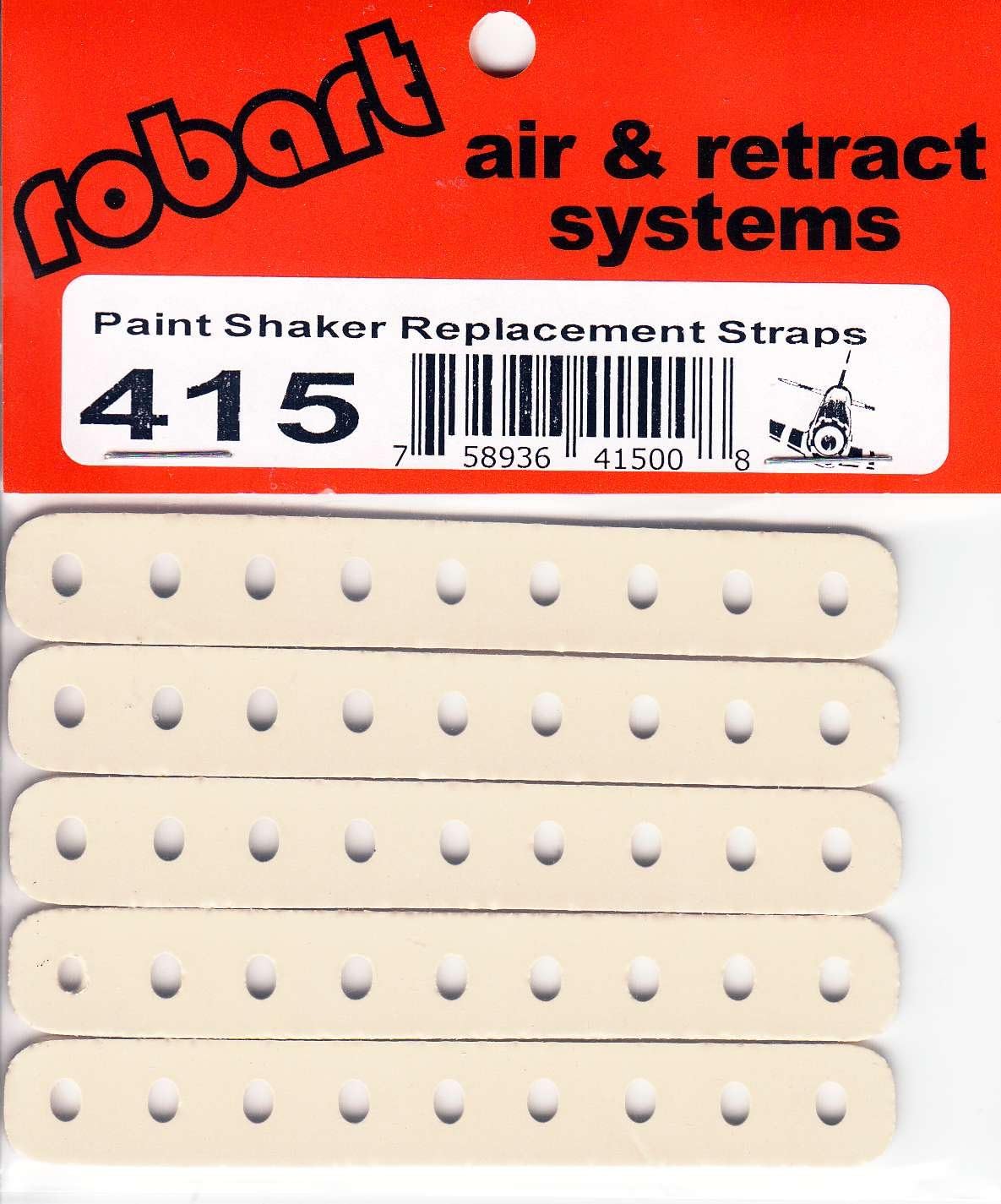 RBT415 Robart Paint Shaker Replacement Straps (5 pcs) by Robart