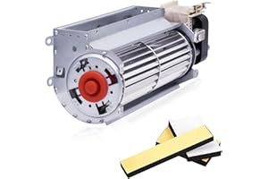 HIORUCET GZ550-1KT GZ550 GZ552 Fireplace Blower Fan Replacement for Napoleon, Continental, Kingsman Fireplaces, Napoleon GD36NTR, EP62-1, Rotom HB-RB61, R7-RB61, HB-RB58, R7-RB59, HB-RB59, Continental BC36.