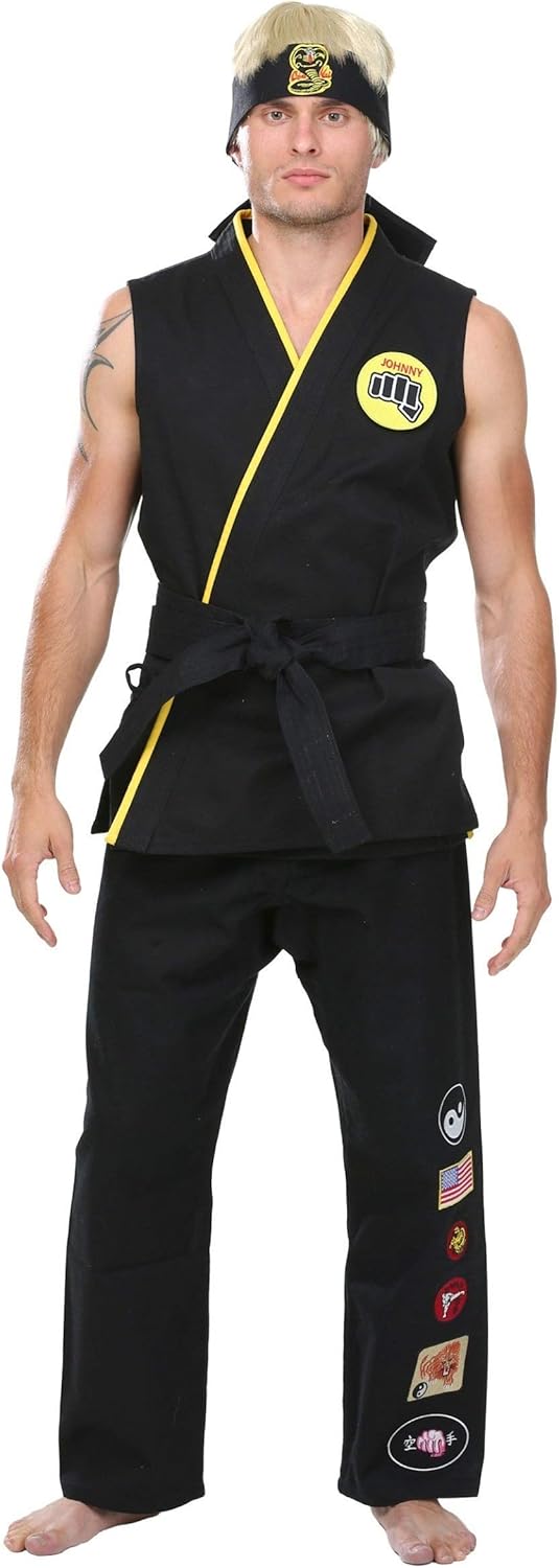 SSCO Pak Inds Super Elite Cobra Kai Fancy dress costume XLarge Amazon