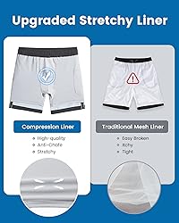 maamgic Swim Trunks Men 2 in 1 Mens Bathing Suit 7