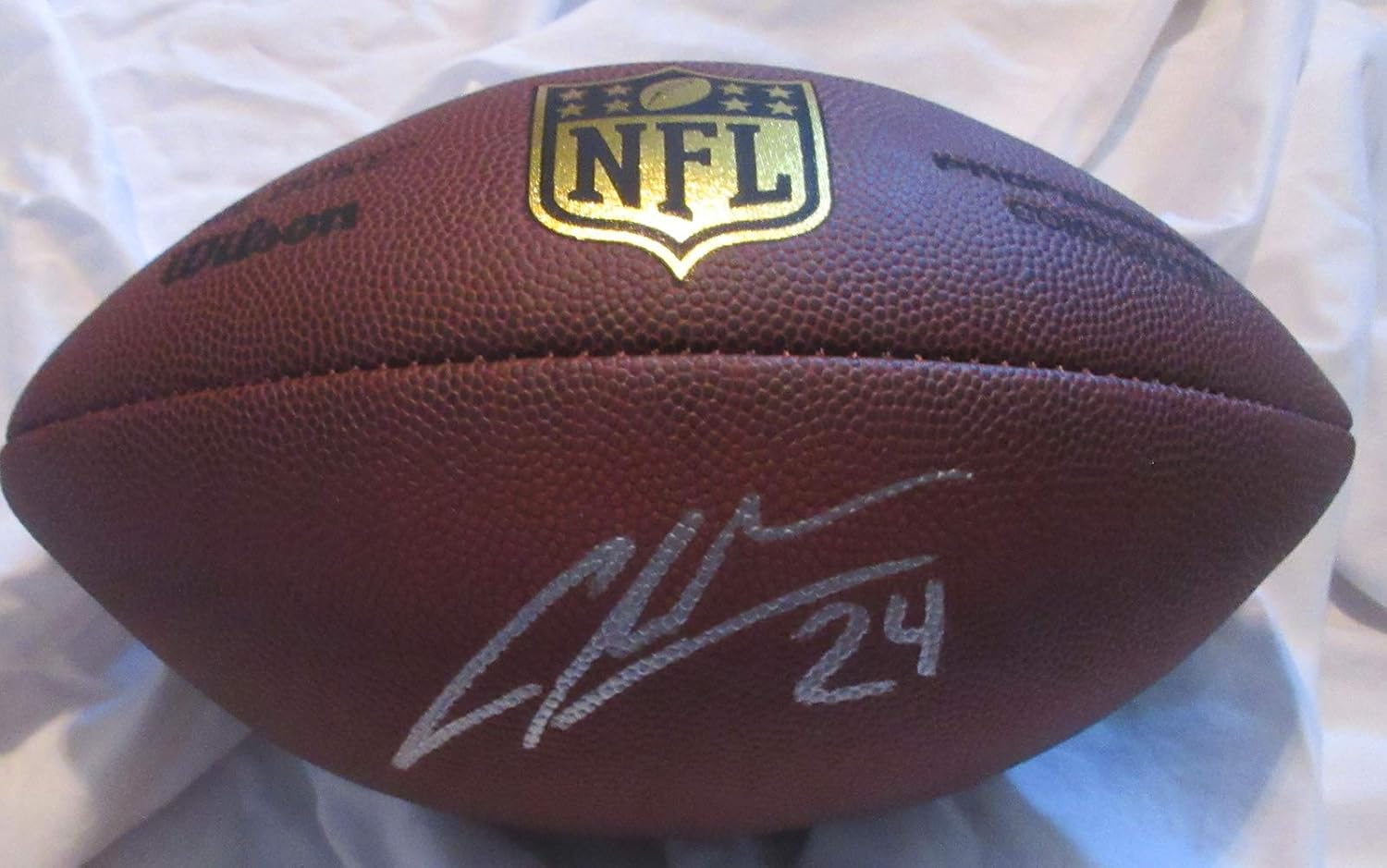 charles woodson signed football