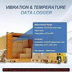 Tzone Vibration Data Logger 3-Axis Shock Datalogger