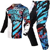 Willbros Youth Jersey Pant Combo for Kids MX Motocross Gear Set Children Racing Suit Off-road MTB ATV Motorcycle Boys Girls